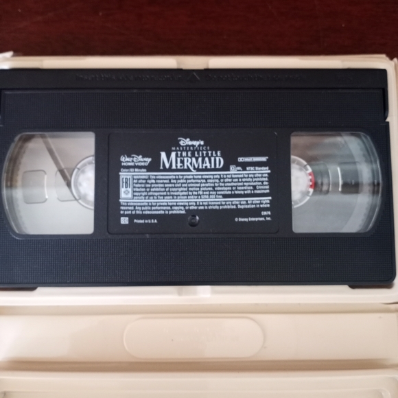 Disney Black Diamond VHS Bundle: Aladdin, The Little Mermaid, Beauty & the Beast - Picture 10 of 11